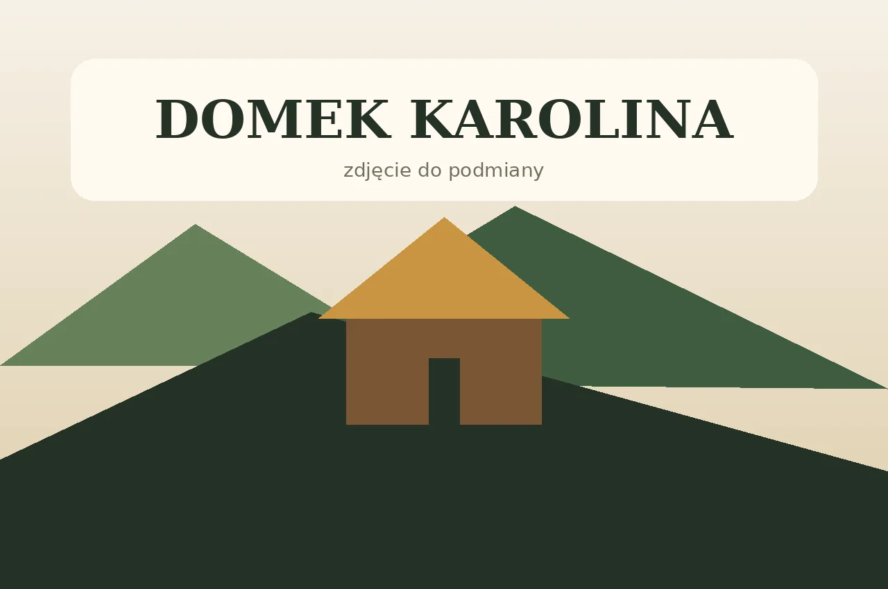 Domek KAROLINA — zdjęcie do podmiany